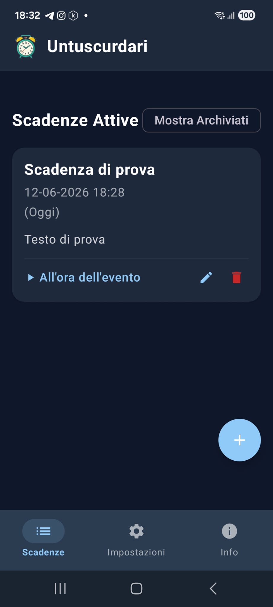 Dashboard Screen
