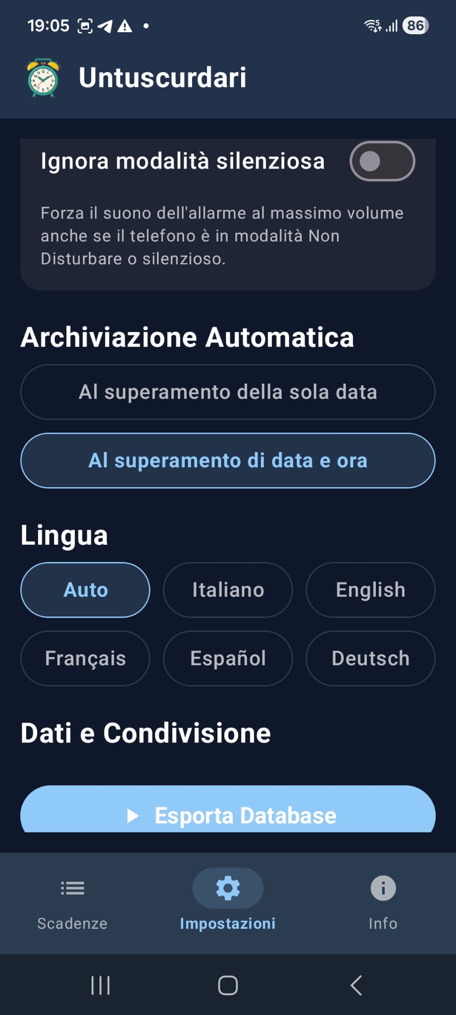 Impostazioni 2